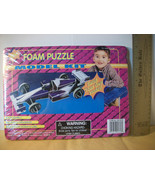 Toy Gift Foam Puzzle Kit Drag Racer Model Set Hot Rod Race Car Building ... - $7.59