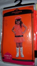 Fashion Holiday Rubies Costume Large Little Scenester Movie Star Orange Outfit - £10.62 GBP