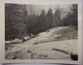 Vintage Waterfalls In The Woods Black &amp; White Photo 1950s - €1,72 EUR