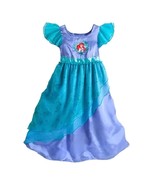 Disney Ariel Little Mermaid Fancy Deluxe Girl&#39;s Nightgown, Gown, Size 7/8 - $911.38 MXN