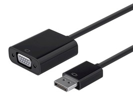 DisplayPort dp 1.2a male  to VGA female Active Adapter Cable 6&quot; MONOPRIC... - $32.11