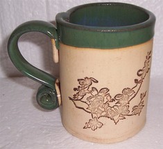 2002 &quot;May The Road Rise To Meet You&quot; Handmade Large Ceramic Mug by Ragan - $40.81