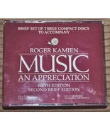 Music an Appreciation Fifth Edition 1992 [Hardcover] Roger Kamien - £12.65 GBP