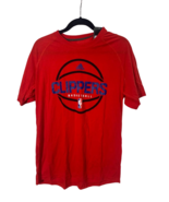 Adidas Climacool Mens los Angeles Clippers Pre-Game Graphic Tee Red-Large - $357.32 MXN