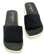 Kathy Ireland Footwear Slip on Sandals Black Size 8 - £22.05 GBP