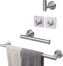 Tocten 5 Pc. Bathroom Hardware Set Sus304 Stainless Steel-Towel Rack Set, 24In). - £33.69 GBP