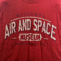 National Air And Space Museum Washington DC T-shirt Red Size Medium - £8.45 GBP