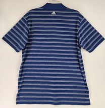 Adidas Climalite Shirt Mens Medium Blue White Striped Dadcore Classic Go... - £18.67 GBP