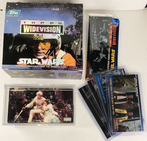 STAR WARS 1994 TRADING CARDS TOPPS WIDEVISION 1-120 w/ C4, C5 & SWP 0, 5, Case - $97.81