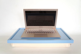 Light blue Laptop Lap Desk or Breakfast serving Tray - £43.43 GBP