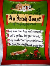 An Irish Toast Cotton Tea Towel - £7.76 GBP