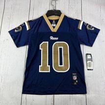 Vintage St. Loius Rams Marc Bulger #10 Small Reebok Jersey Shirt Youth New - $548.16 MXN