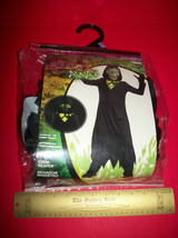 Fashion Holiday Disguise Boy Costume 8 Medium Grim Reaper Glow In Dark Halloween - £12.11 GBP
