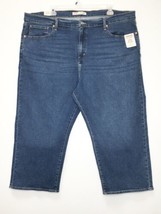 Signature by Levi Strauss  Women&#39;s High-Rise Loose Crop Jeans Blue Size 24 NWT - $19.99