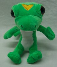 Geico Soft Green Gecko Mascot 5&quot; Plush Stuffed Animal Toy - £11.85 GBP