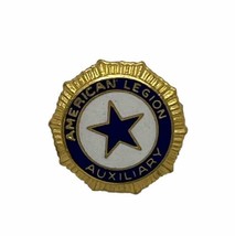 American Legion Auxiliary USA Veterans Patriotic Enamel Lapel Hat Pin Pinback - $5.95