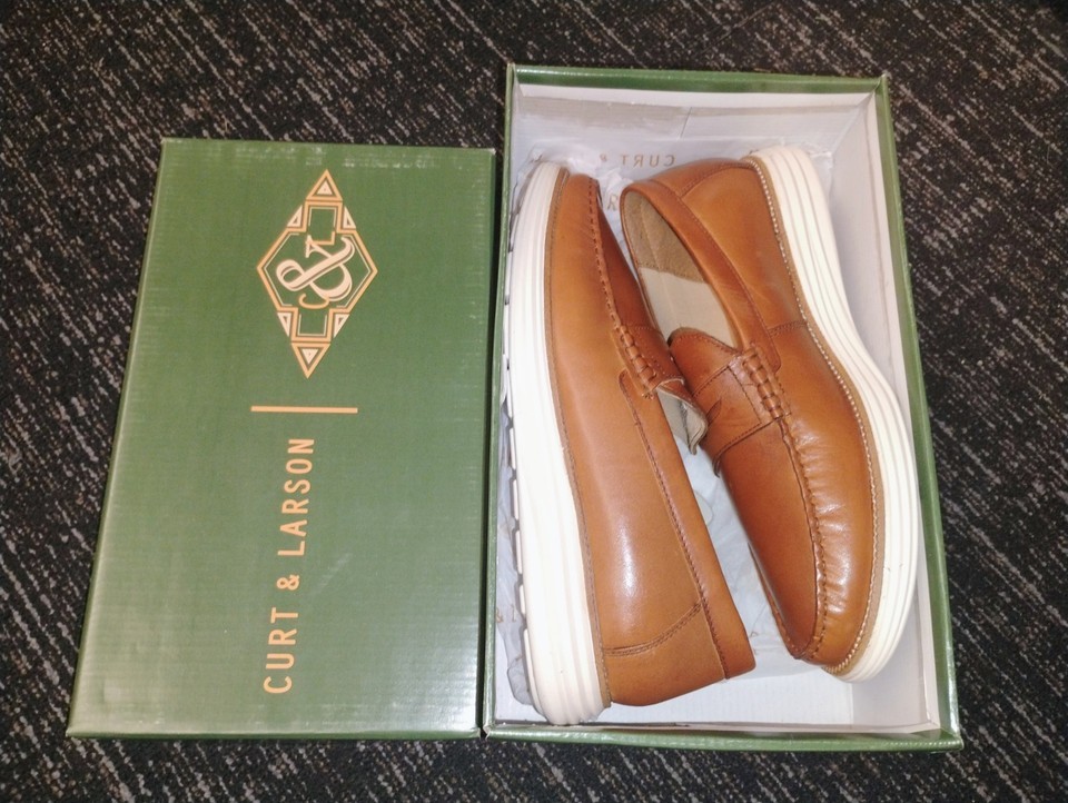 Curt And Larson Mens # 11 Jaywick 77178 Brown Leather Derby Dress Shoes New /Box Item image 10