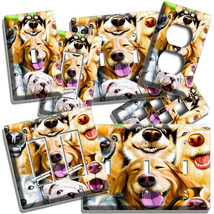 CUTE SMILING FUNNY DOGS PUPPIES LIGHT SWITCH OUTLET WALL PLATE PET SHOP ... - $9.99+