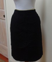 EUC - Stunning ZION Black Wool/Cashmere Blend Pencil Skirt - Size 8 - $18.69