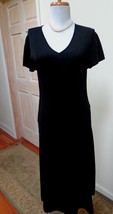 Euc   Jones New York Black Rayon/Nylon *Little Black* Dress   Size S   Beauty! - £13.22 GBP