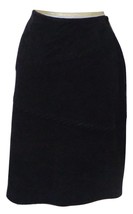 EUC -SONOMA JEANS CO. Black 100% Suede Leather Pencil Skirt - Size 8 - S... - £14.69 GBP