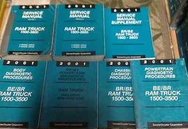 2001 Dodge Ram Truck 1500 2500 3500 Service Shop Repair Manual SET W DIA... - $449.99