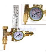 Lot TWO  Argon CO2 Gas Mig Tig Flow Meter Welding Weld Regulator Gauge C... - $56.09