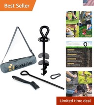 Stainless Steel Dog Anchor Stake - Installs in Minutes, Supports 210 lbs - $52.50