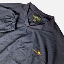 Footjoy Mens Golf Windbreaker Jacket Size Large Navy Blue Sand Piper Pul... - $30.49