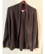 croft and barrow xl brown cardigan sweater - $9.49