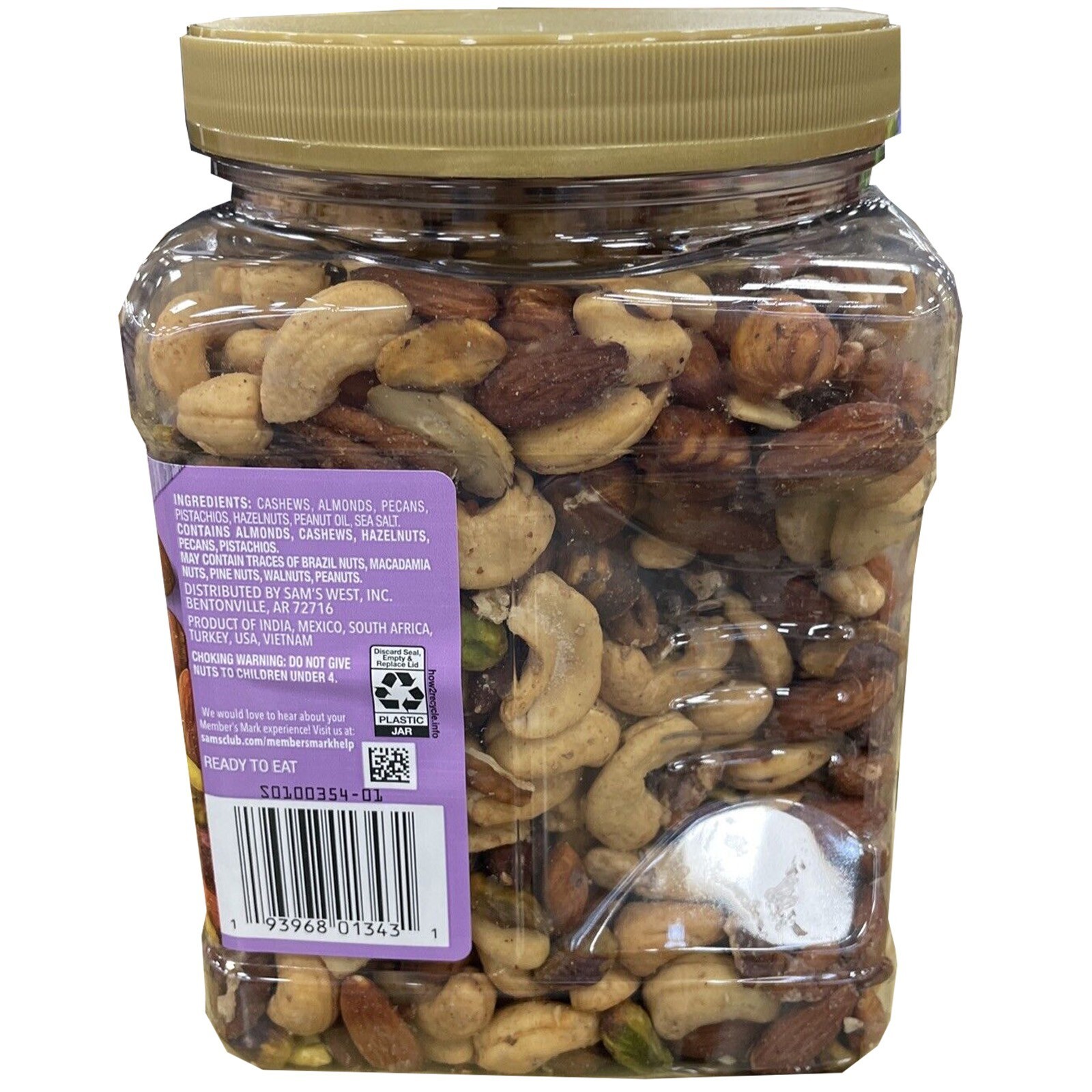 Member's Mark Lightly Salted Deluxe Mixed Nuts 34 OZ - Nuts & Seeds