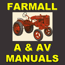 Farmall Ih A Av Tractor Service Manual Parts Ipc Catalog  2  Manuals Tractors Cd - £11.90 GBP