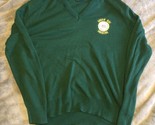 Vtg Nutmeg Mills Sportswear Green Bay Packers Sweater V Neck Member Club... - £18.22 GBP