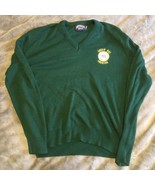Vtg Nutmeg Mills Sportswear Green Bay Packers Sweater V Neck Member Club... - £18.34 GBP