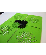 Placemats  Flames Aster Flower Felt Table Mat Set of 2  Laser Cut - $10.19 CAD
