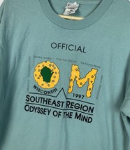 Vintage Odyssey of the Mind T Shirt Single Stitch Wisconsin Men’s Large USA 90s - £19.09 GBP