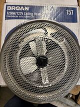 Broan 157 1250W Electric Radiant Ceiling Heater - Gray - $59.99