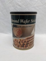 **EMPTY TIN* 2001 Imp Greek Gourmet Almond Wafer Sticks Tin 4&quot; X 5 1/2&quot; - £14.80 GBP