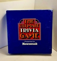 1984 NEWSWEEK THE ULTIMATE TRIVIA GAME Premium Edition NEW Some Box Wear - £9.47 GBP