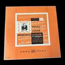 Al Goodman And His Orchestra Franz Lehár Memorial Album LP Vinyl Record Album - $10.00