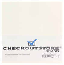CheckOutStore Cardboard Jackets Album Cover for 12&quot; LP Vinyl 33 RPM Records - $21.18+