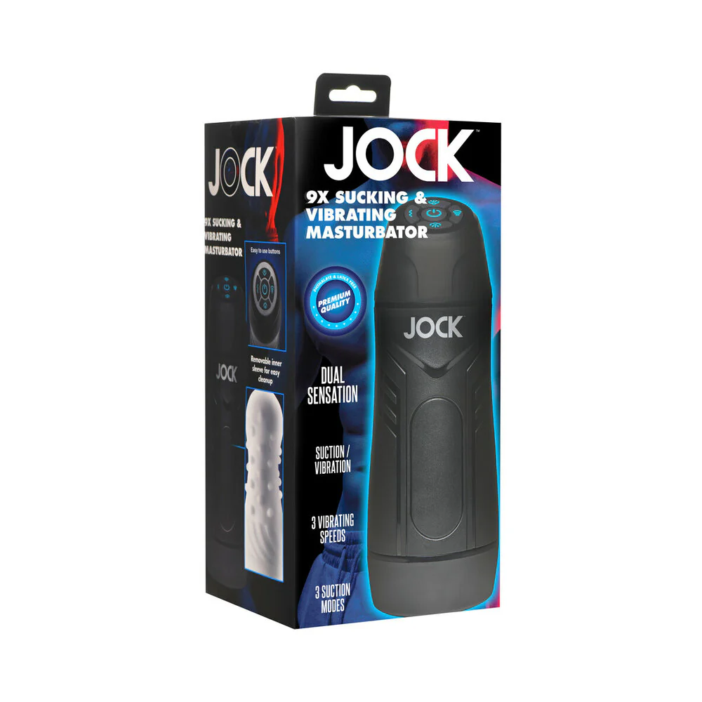 Jock 9X Sucking &amp; Vibrating Masturbator - $135.00