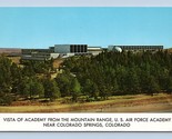 Panorama US Air Force Academy Colorado Molle Co Unp Cromo Cartolina P6 - $5.08