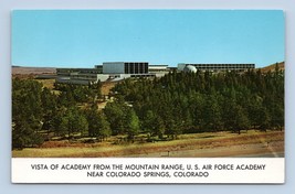 Panorama US Air Force Academy Colorado Molle Co Unp Cromo Cartolina P6 - $5.08