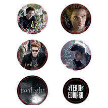 Twilight Pin Set of 6 Style D (Team Edward) - £11.92 GBP