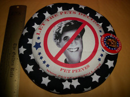 Pet Gift Peeves Dog Toy John Kerry Frisbee Political President Humor Collectible - £7.58 GBP