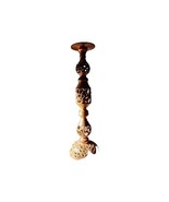 Vintage Brass Candlestick Holder 14” Ornate Beautiful Design Heavy Chris... - $1,018.00 MXN