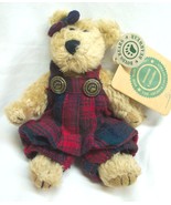Boyds Archive BECKY THE BEAR IN PLAID OVERALLS 6&quot; Plush STUFFED ANIMAL N... - €15,68 EUR