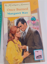 once burned by margaret way 1995 paperback novel good - £4.74 GBP