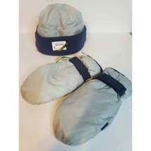 Vtg Vintage Nwt Gymboree Boys Winter Hat &amp; Mittens 2001 snow ski cold - £23.62 GBP